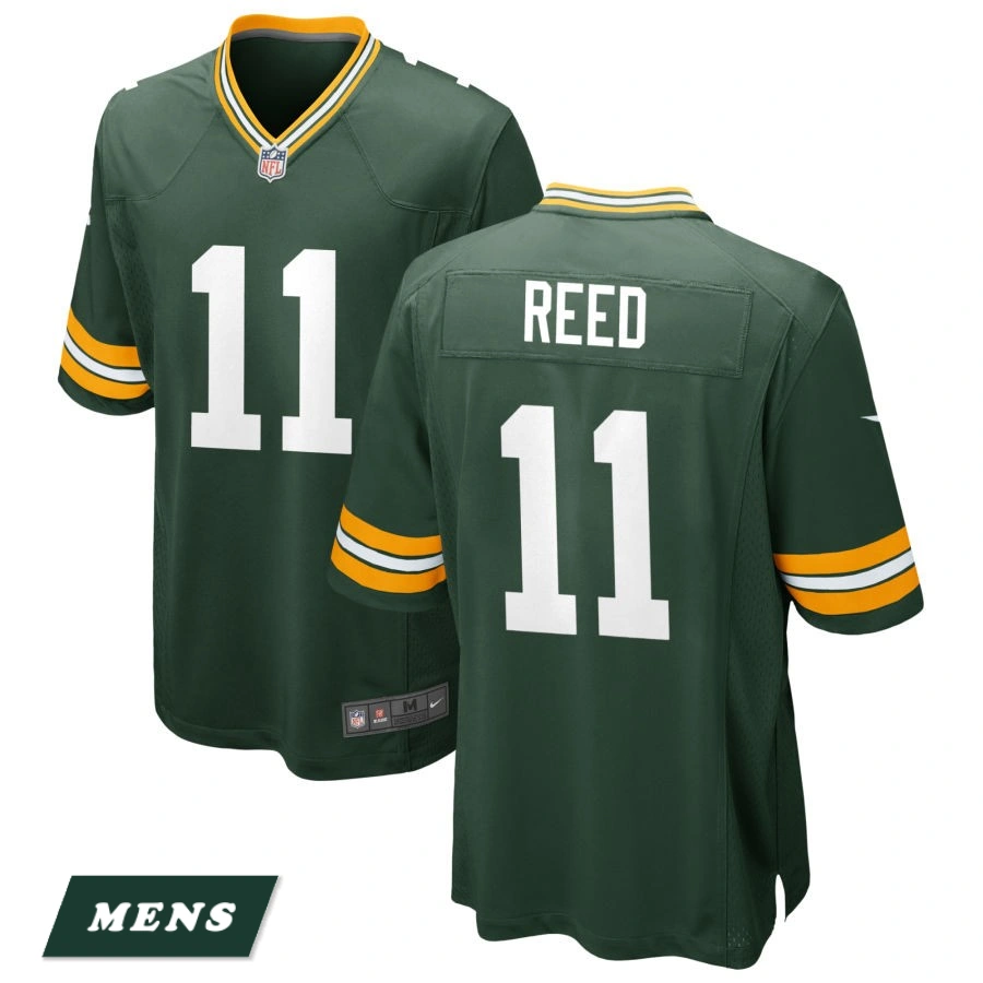 Men's Green Bay Packers Green #11 Jayden Reed Game Jersey