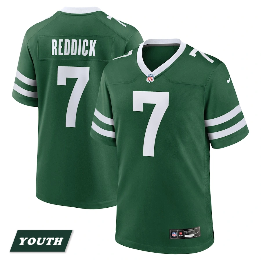 Youth New York Jets Legacy Green #7 Haason Reddick Game Jersey Youth New York Jets Legacy Green #7 Haason Reddick Game Jersey