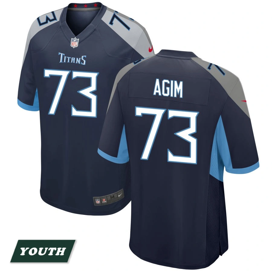 Youth Tennessee Titans Navy #73 McTelvin Agim Jersey Youth Tennessee Titans Navy #73 McTelvin Agim Jersey
