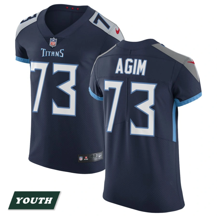 Youth Tennessee Titans Navy Vapor Untouchable #73 McTelvin Agim Elite Jersey Youth Tennessee Titans Navy Vapor Untouchable #73 McTelvin Agim Elite Jersey