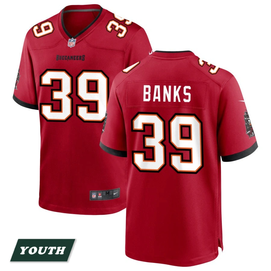 Youth Tampa Bay Buccaneers Red #39 Marcus Banks Game Jersey Youth Tampa Bay Buccaneers Red #39 Marcus Banks Game Jersey