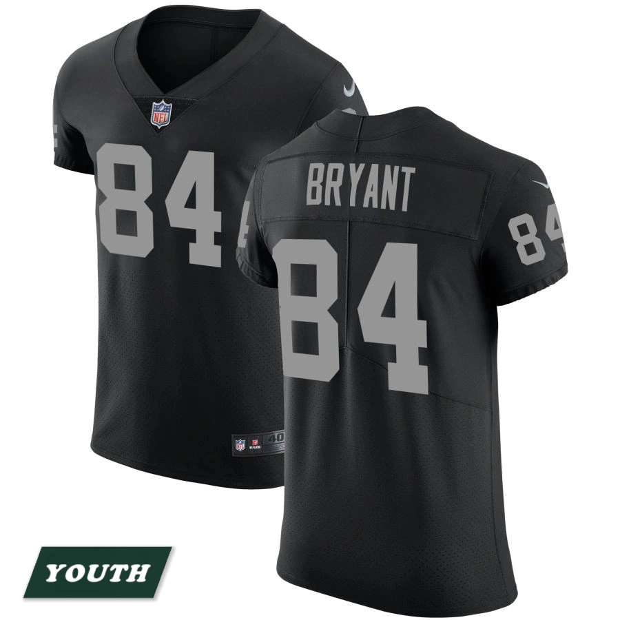 Youth Las Vegas Raiders Black Vapor Untouchable #84 Harrison Bryant Elite Jersey