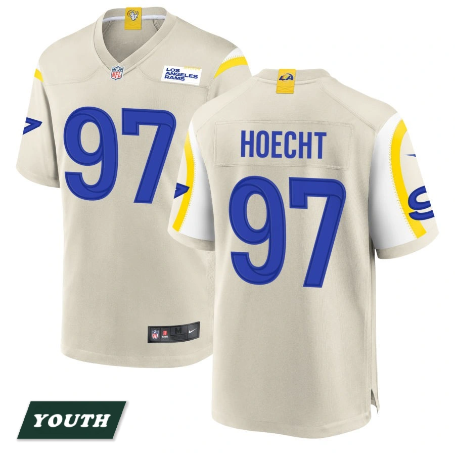 Youth Los Angeles Rams Bone #97 Michael Hoecht Game Jersey Youth Los Angeles Rams Bone #97 Michael Hoecht Game Jersey