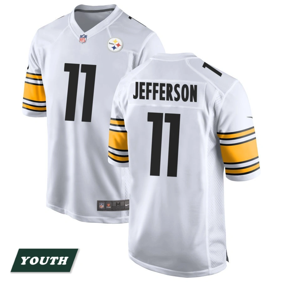 Youth Pittsburgh Steelers White Game #11 Van Jefferson Jersey