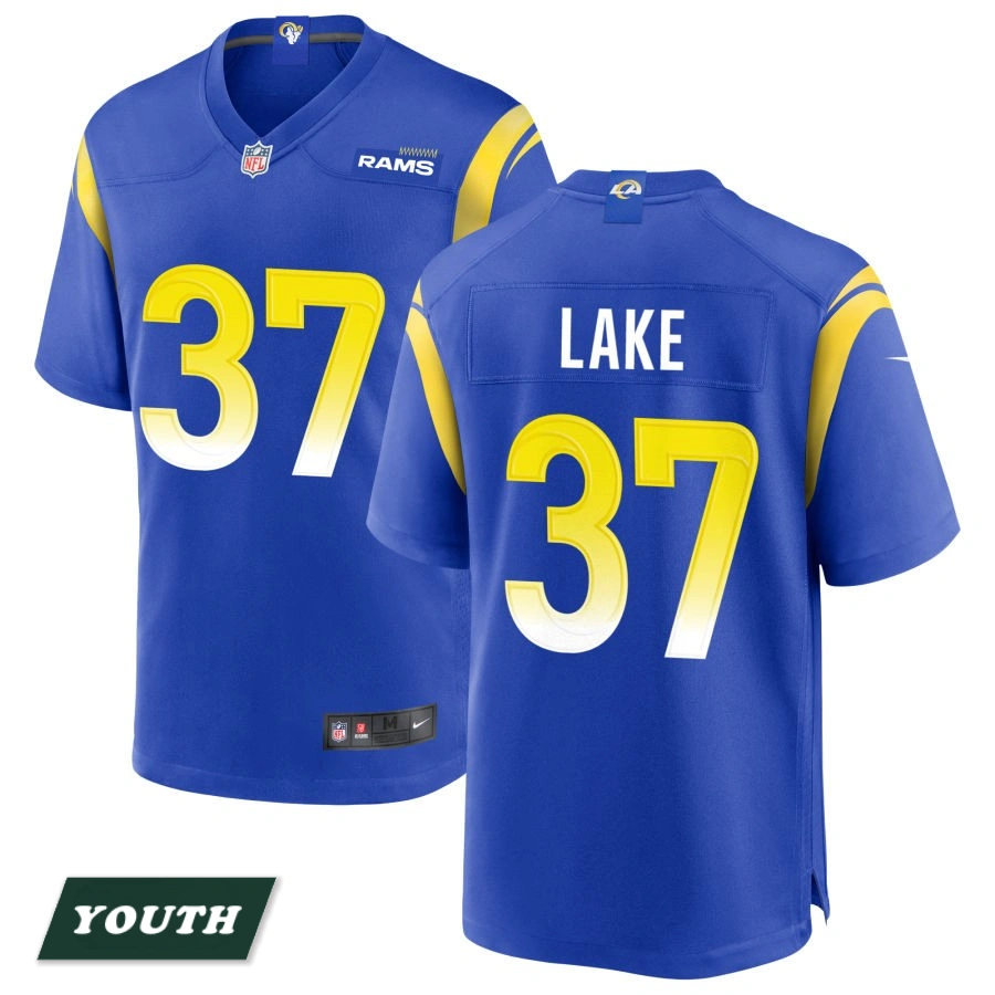 Youth Los Angeles Rams Royal #37 Quentin Lake Game Jersey Youth Los Angeles Rams Royal #37 Quentin Lake Game Jersey