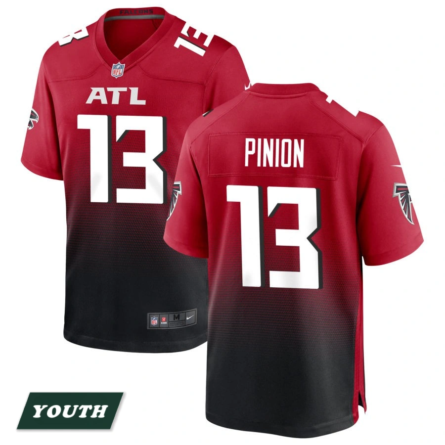 Youth Atlanta Falcons Red Alternate #13 Bradley Pinion Game Jersey Youth Atlanta Falcons Red Alternate #13 Bradley Pinion Game Jersey