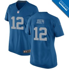 Women's Blue Detroit Lions Throwback #12 Brandon Joseph Game Jersey Women's Blue Detroit Lions Throwback #12 Brandon Joseph Game Jersey
