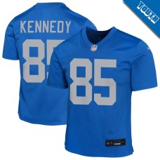 Youth Detroit Lions Blue Alternate #85 Tom Kennedy Game Jersey Youth Detroit Lions Blue Alternate #85 Tom Kennedy Game Jersey
