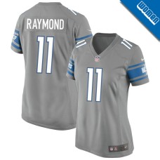 Women's Detroit Lions Gray Alternate #11 Kalif Raymond Game Jersey Women's Detroit Lions Gray Alternate #11 Kalif Raymond Game Jersey