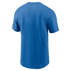 Detroit Lions Nike Essential Blitz Lockup T-Shirt - Blue