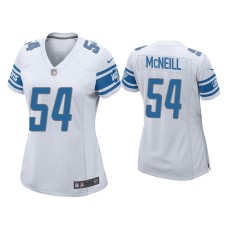 Women Detroit Lions #54 Alim McNeill White Game Jersey Women Detroit Lions #54 Alim McNeill White Game Jersey