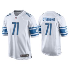 Men Detroit Lions #71 Logan Stenberg White Game Jersey Men Detroit Lions #71 Logan Stenberg White Game Jersey
